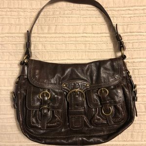 Brown coach bag- vintage